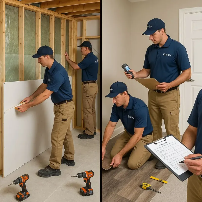 Repairs and Reconstruction process in Rigby, ID